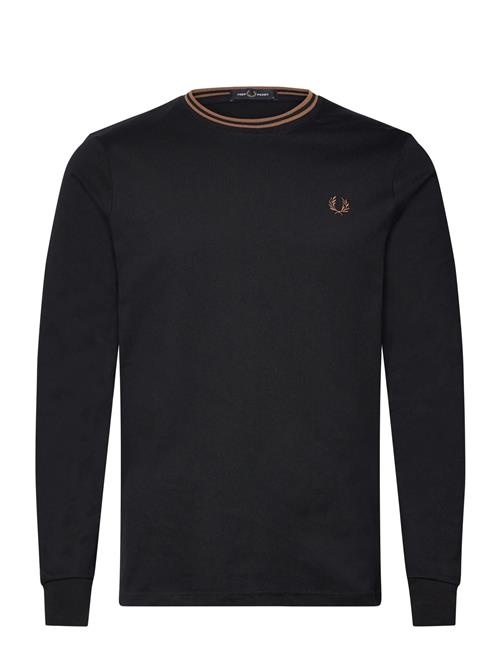 Ls Twin Tipped T-Shirt Fred Perry Black