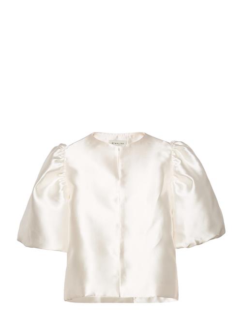 Cleo Pouf Sleeve Blouse Malina White