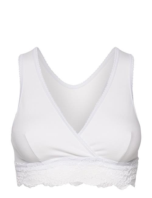 Crossover Sleeping Nursing Bra Carriwell White