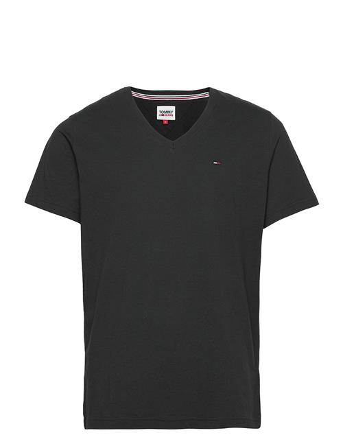Tjm Original Jersey V Neck Tee Tommy Jeans Black
