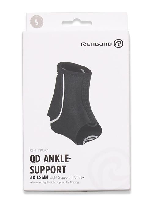 Qd Ankle-Support 3Mm Rehband Black