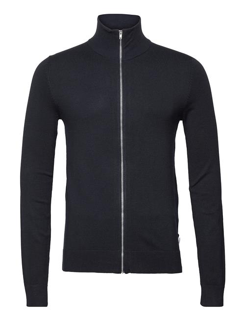 Ecovero L/S Zip Cardigan Lindbergh Blue