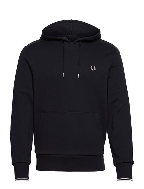 Tipped Hooded Sweatshirt Fred Perry Blue