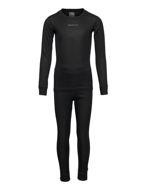 Baselayer Set Jr Craft Black
