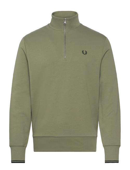 Half Zip Sweatshirt Fred Perry Khaki