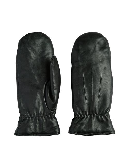 Pcnellie Leather Mittens Noos Pieces Black