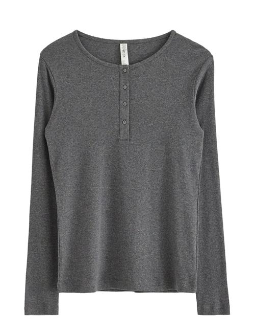 Top Ls Rib Lindex Grey