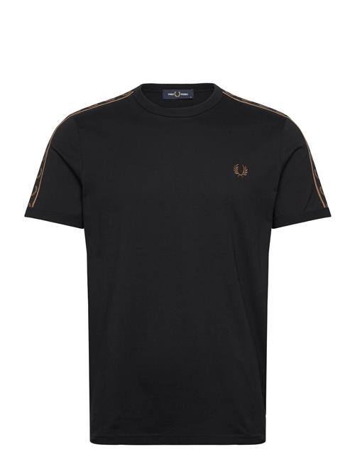 Contrast Tape Ringer Tee Fred Perry Black