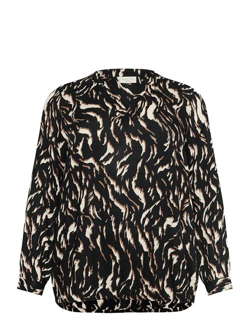 Kcdiana Blouse Kaffe Curve Brown
