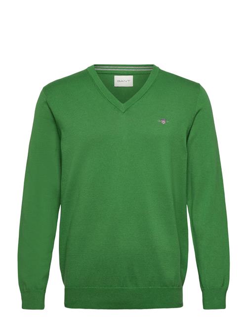 Classic Cotton V-Neck GANT Green