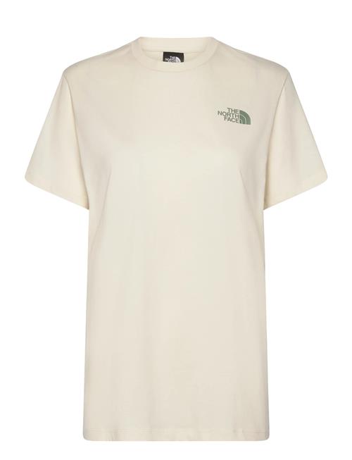 W Ss Box Nse Relaxed Tee The North Face Cream