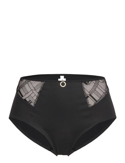 Graphic Support High Waisted Support Full Brief CHANTELLE Black