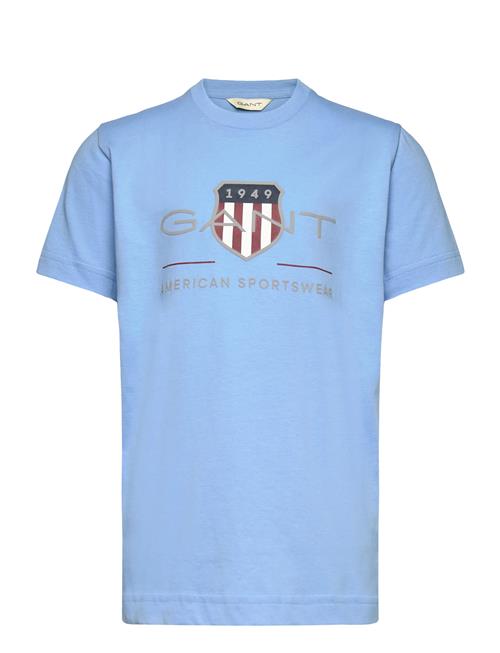 Archive Shield Ss T-Shirt GANT Blue