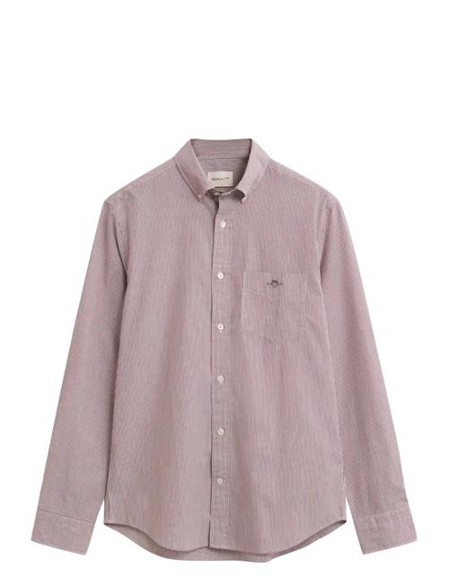 Reg Classic Poplin Banker Shirt GANT Patterned
