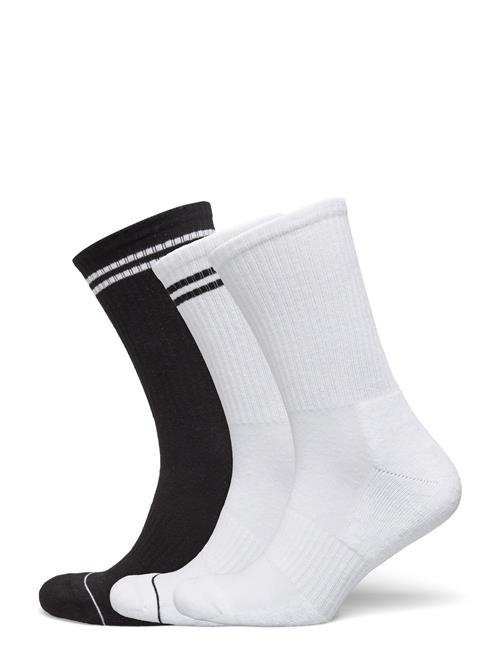 Sock 3 P Sport Rib Terry Sole Lindex White