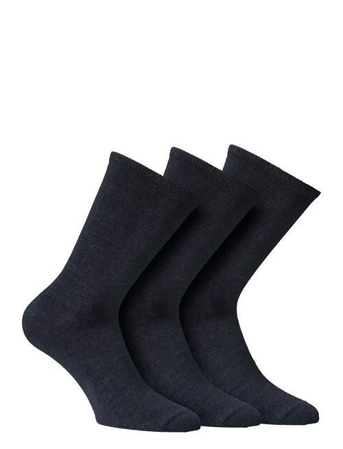 Knitted Merino Socks In 3-Pack Alpacasocks&Co Navy