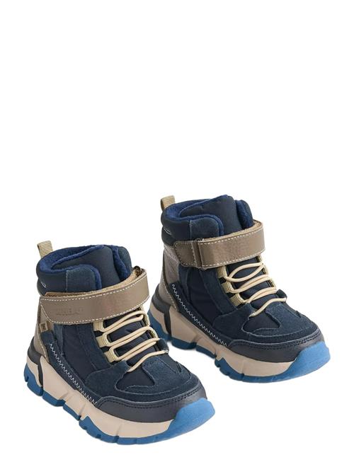 Bootie Muni Tex Wheat Navy