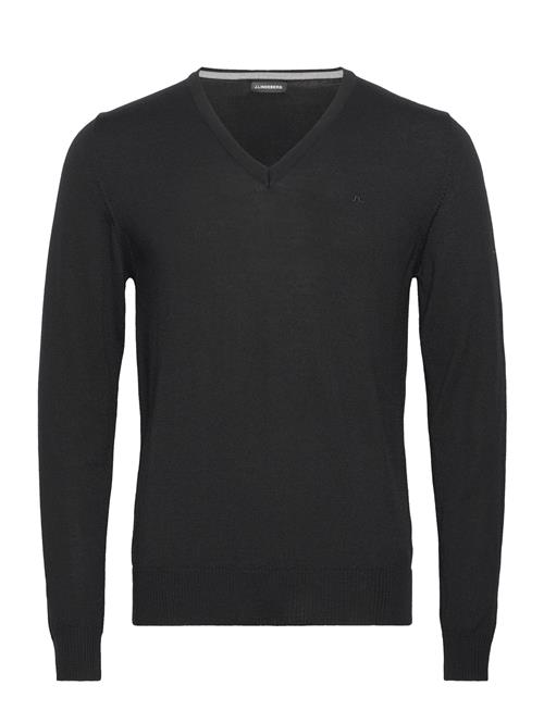 Lymann Merino V-Neck Sweater J. Lindeberg Black