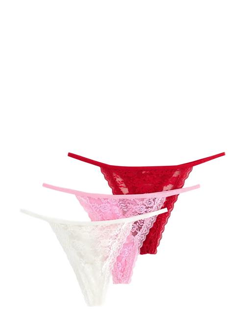 Brief Jennie Lace Thong 3 Pack Lindex White