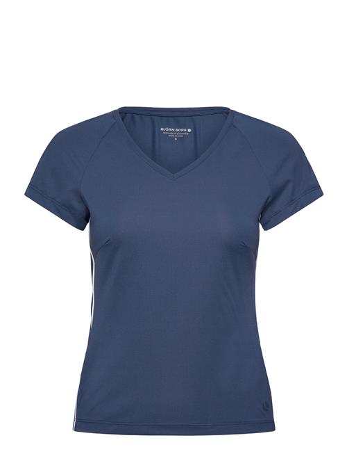 Ace V-Neck T-Shirt Björn Borg Navy