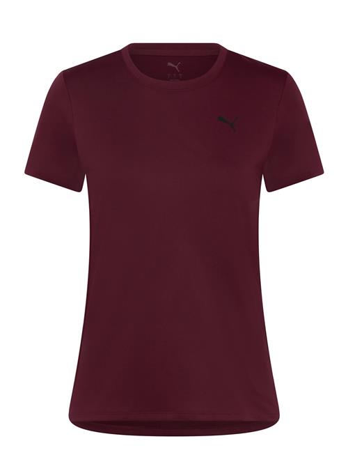 W Tad Essential Crew Tee PUMA Burgundy