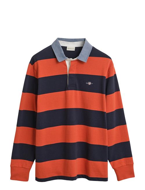 Reg Chambray Stripe Heavy Rugger GANT Red