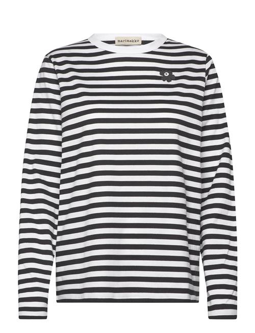 Tasaraita Unikko Ls Marimekko Black