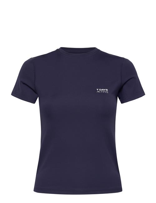 Womens Short Sleeve Training Tee 7 DAYS Active Navy