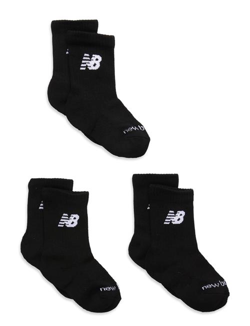 Youth Daily Essentials Cushion Crew Socks 3 Pack New Balance Black