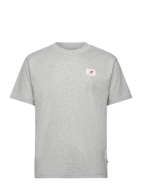 Woven Label T-Shirt New Balance Grey