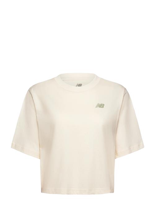 Linear Heritage Relaxed T-Shirt New Balance Cream