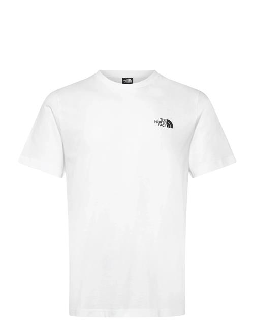 M Mountain Sketch Ss Tee The North Face White