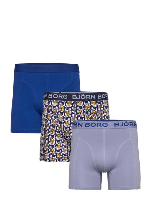 Cotton Stretch Boxer 3P Björn Borg Patterned