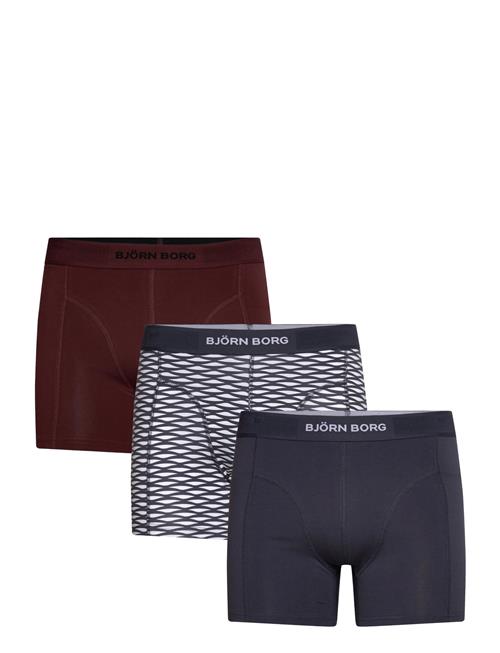 Organic Cotton Stretch Boxer 3P Björn Borg Patterned