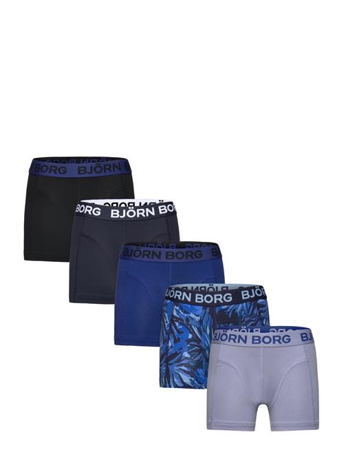 Cotton Stretch Boxer 5P Björn Borg Blue