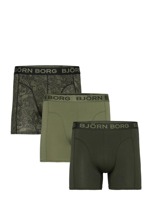 Bamboo Boxer 3P Björn Borg Khaki