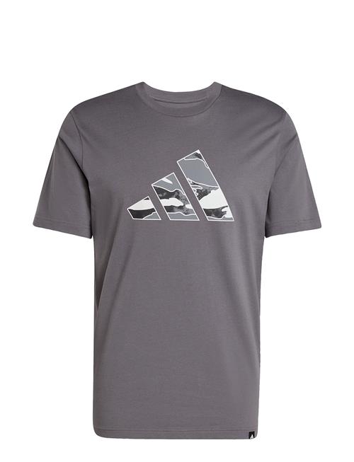 M Camo Logo T Adidas Sportswear Grey