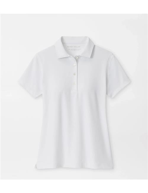 Short Sleeve Button Polo Peter Millar White
