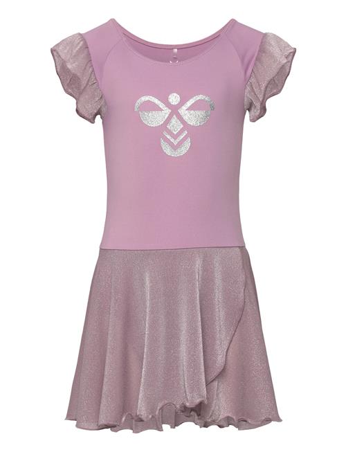 Hmljr Mix Glitter Dress Hummel Pink