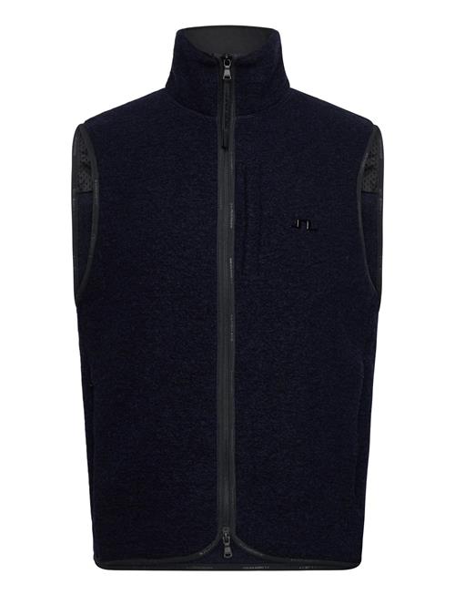 Duncan Wool Fleece Vest J. Lindeberg Navy