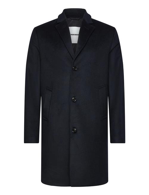 August Melton Cashmere Coat J. Lindeberg Navy