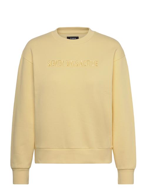 Organic Fitted Crewneck 7 DAYS Active Yellow