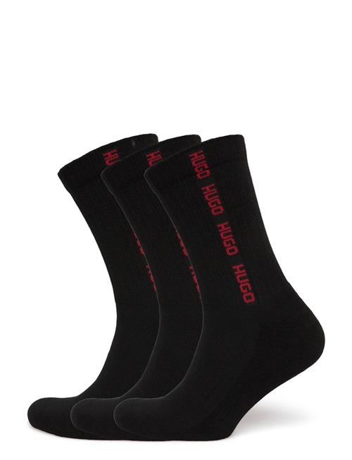 3P Qs Rib Tape Md HUGO Black