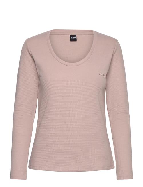 Waffle_Ls-Shirt Cn BOSS Pink