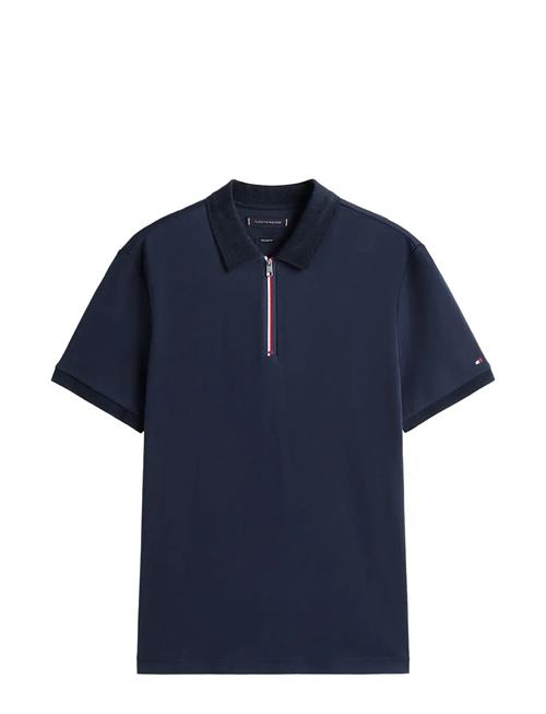 Interlock Zip Reg Polo Tommy Hilfiger Navy