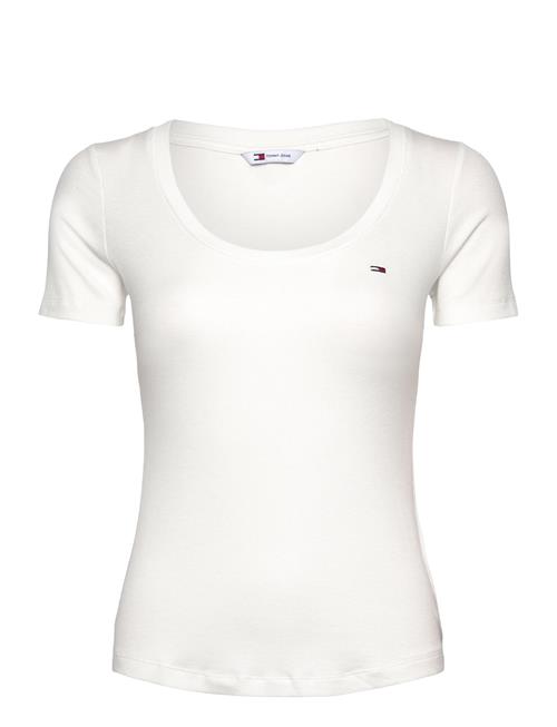 Tjw Reg Soft Rib Essential Ss Tommy Jeans White