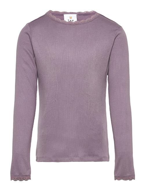 Tnlotus L_S Rib Tee The New Purple