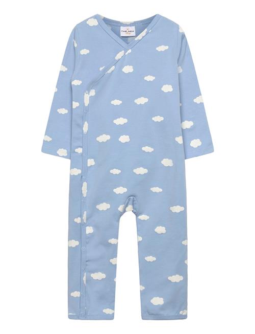 Tnsbpaco L_S Wrap Jumpsuit The New Blue