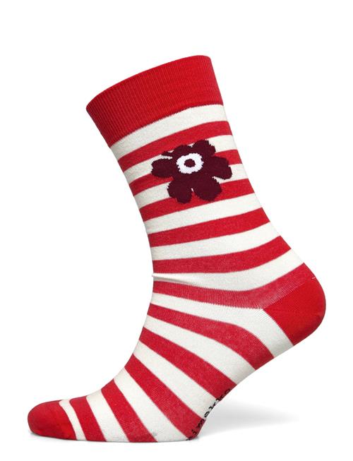 Kasvaa Tasaraita Unikko Marimekko Red