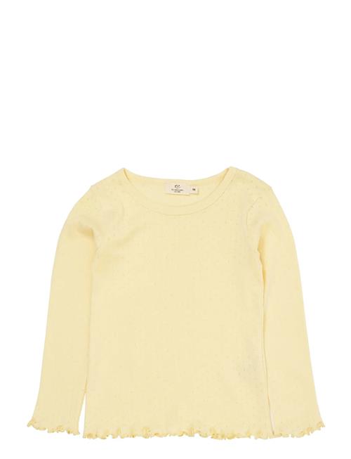 Summer Pointelle Ls Tee Copenhagen Colors Yellow